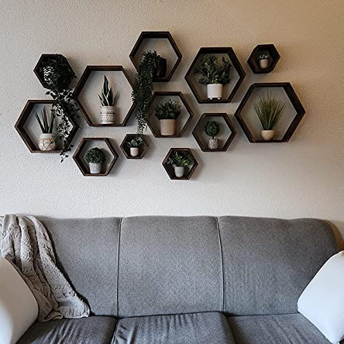 Estantes Hexagonales Extra Grandes Flotantes, Juego De ...