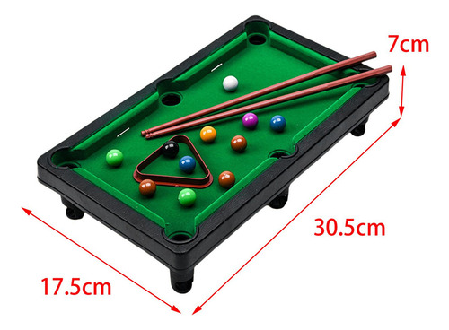 . Mini Mesa De Billar, Juego De Juguete, Bolas De Billar, S