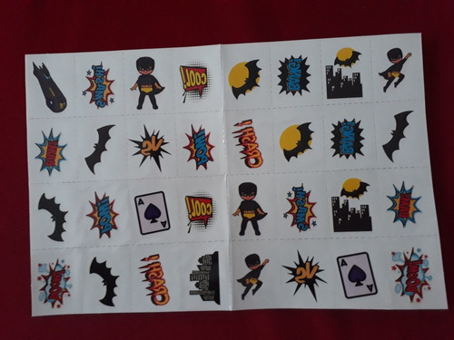 Imagem 2 de 2 de Kit 10 Cartelas De Tatuagens Temporarias