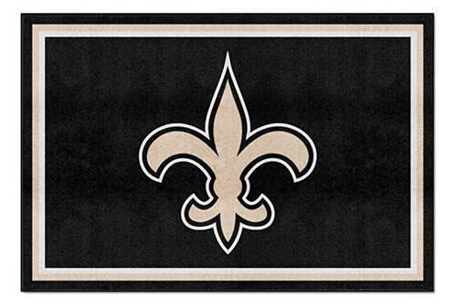 Fanmats  Nfl New Orleans Saints - Alfombra De Nailon De 5 X.