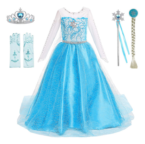 Reina De Las Nieves Princesa Elsa Disfraces Fiesta De Cumple
