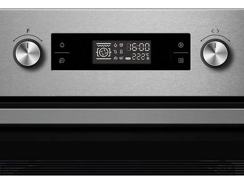 Horno Electrico Empotrar Edesa Pirolitico 70lts 4 Cristales Color Negro EOE-8411 P X