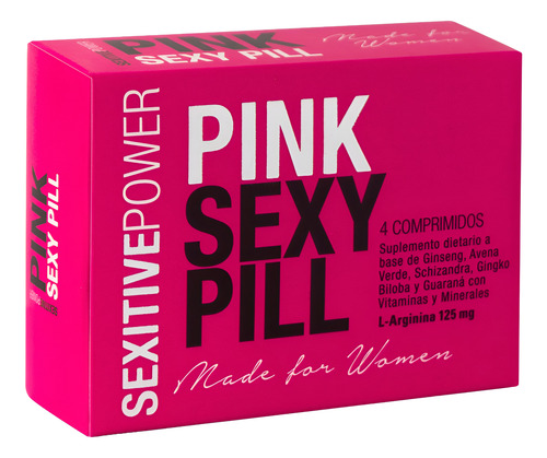 Pildoras Sexitive Energizante Femenina Masculina Vigorizante Pink