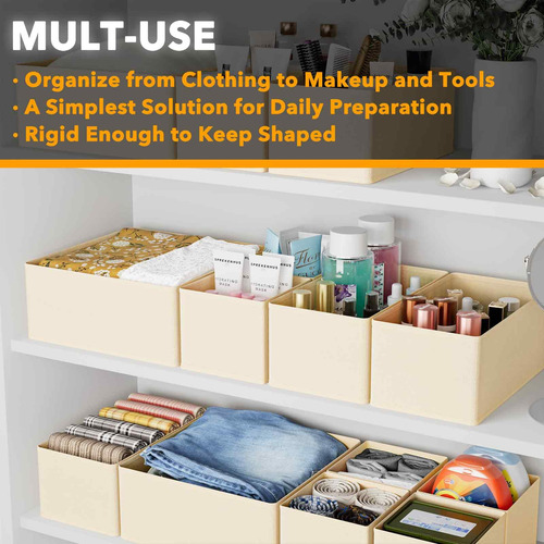 Organizador De Cajones Spaceaid Para Ropa, Paquete De 18, Co
