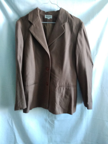 Saco Blazer De Lana  Mangas Largas Vilaro Talle 40