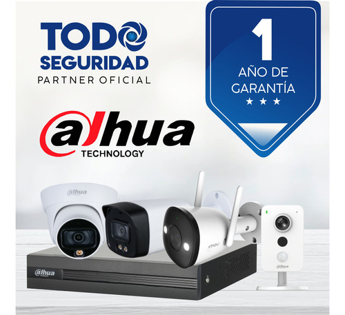 Camara Ip Wifi Dahua 4mp 2k Smart Dual Light Audio + 32gb