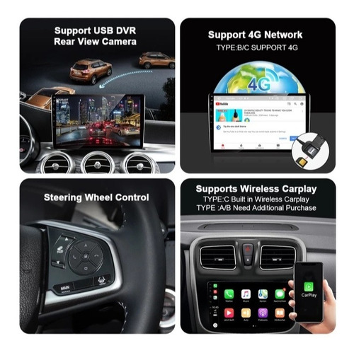 Imagen 4 de 6 de Radio Android Chery Tiggo 3 De 2gb Ram 10 Pulgadas + Kit