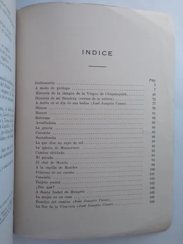 Ana Casas V. De Casas / Versos Y Recuerdos (firmado) (Usado)