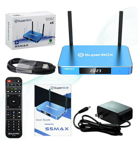 Super Smart Tv Box S-5 M-ax, Potente Bundle 2024