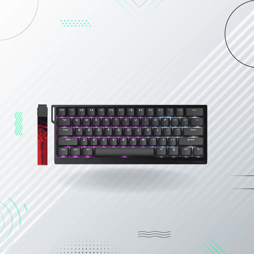 Teclado Madlions 60he Preto, Switch Magnético Amber Pro Cor De Teclado Preto