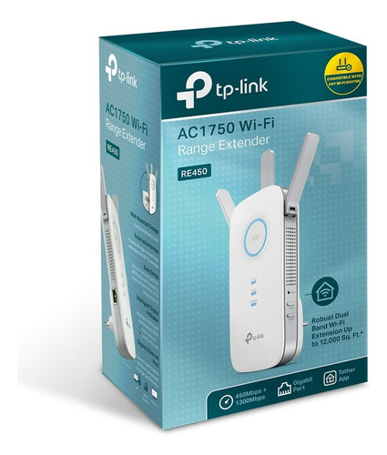 Tp-link Extensor Cobertura Wi-fi Re450 Ac1750 Gb - Sku:re450