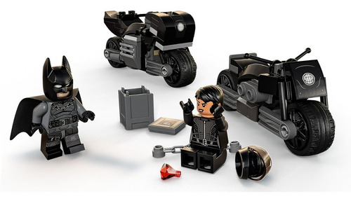 Imagen 5 de 9 de Lego The Batman - Motorcycle Persuit - Cod 76179 - 149 Pcs