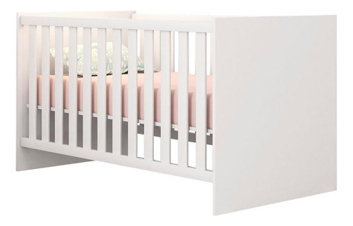 Berço Mini Cama Doce Sonho 100 Branco Brilho - Qmovi Branco