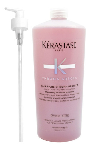 Kerastase Chroma Absolu Shampoo Bain Riche X 1l 3c Cuotas