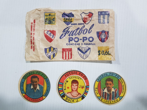 Imagen 3 de 6 de Antiguos Sobres Figuritas Po Po Y Totem Lote Mag 58778