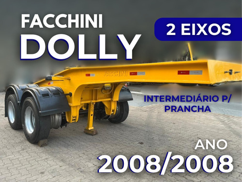 Dolly 2 Eixos P/ Prancha Facchini 2007/2008 = Randon Noma