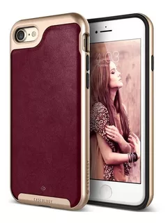 . Funda Caseology Envoy para iPhone SE iPhone 8 Y 7 Burgundy