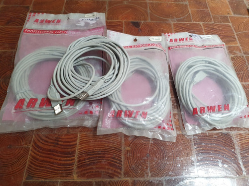 Cable De Extension Alargue Usb 2.0 M-m.  6m Villa Urquiza