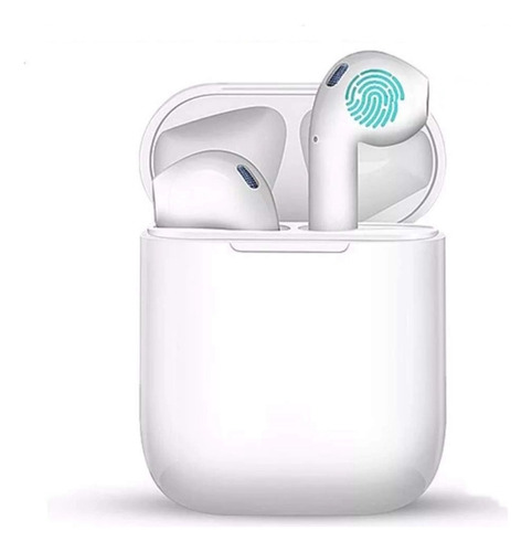 Fone De Ouvido Sem Fio Bluetooth C/ Microfone Tws I12 Branco