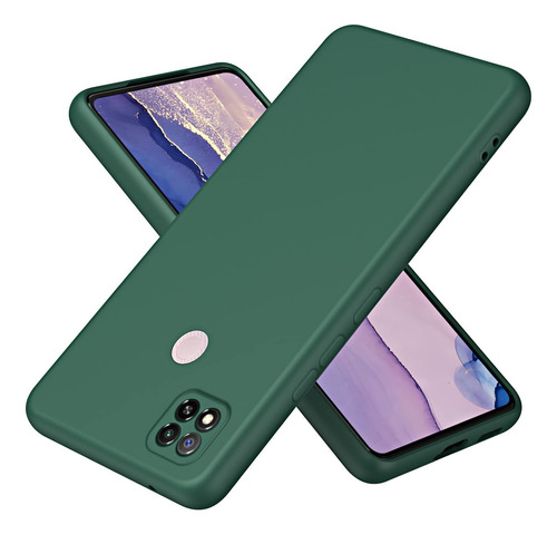 Funda Silicona Case Para Redmi 9c Felpa Interior Coral Claro Lisa