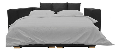 Sofa Cama Emely Gris Obscuro Këssa Muebles