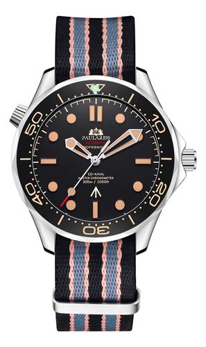 Relógio Mecânico Automático Paulareis Com Pulseira De Malha