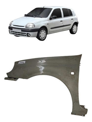 Paralama Lado Direito Renault Clio 2000/2001- 17701472295
