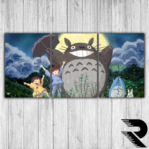 Cuadro De Mi Vecino Totoro | 10 | Triptico