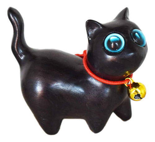 Escultura De Gato En Miniatura, Figura De Gato, Preciosa