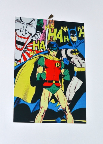 Cuadro De Chapa De Comics - Birdman - Plastic Man - Hawkman