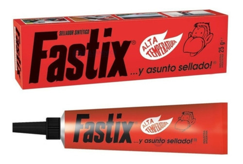 Imagen 3 de 4 de Pegamento Fastix Alta Temperatura Sellador Sintético 25 Grs