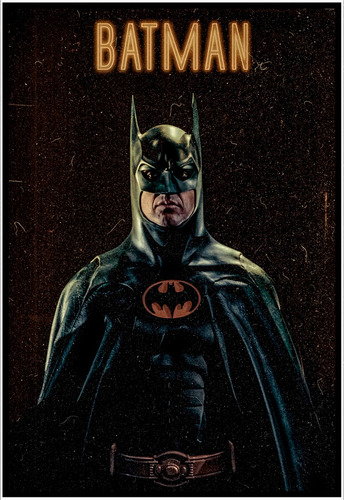 Cuadro Premium Poster 33x48cm Batman Portada Cine Arte Dc