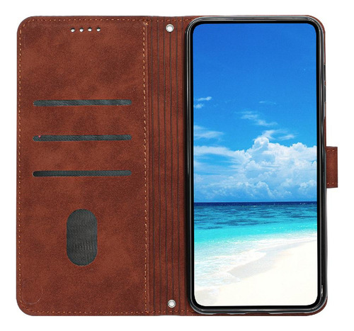/ Funda Abatible Para Xiaomi Redmi A3 Pu De Cuero A Prueba De