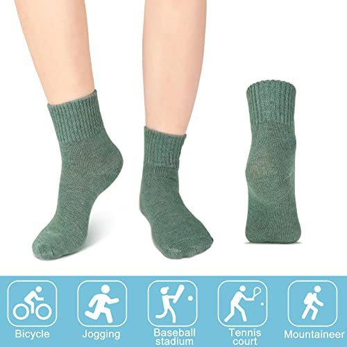 10 Pares De Calcetines Tobilleros Elásticos De Algodón