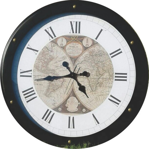 Reloj Fondo Mapamundi 60 Cms.