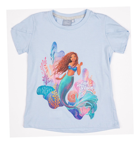 Remera Sirena Sirenita Princesa Ariel Niña Disney Original