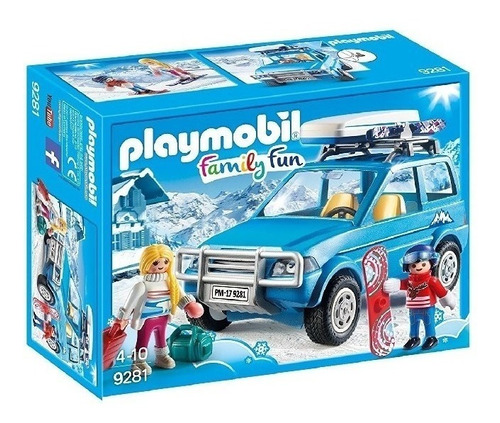 Playmobil 9281 Family Fun Coche Vacaciones Invierno Intek