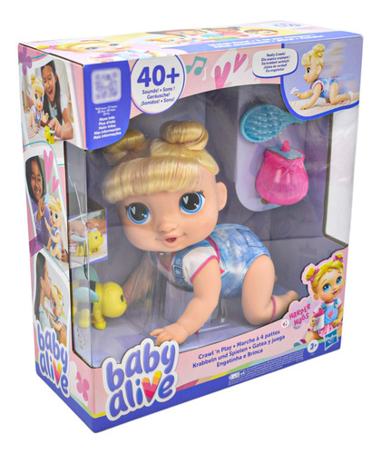 Baby Alive Gatea De Verdad 40 Sonidos Hasbro