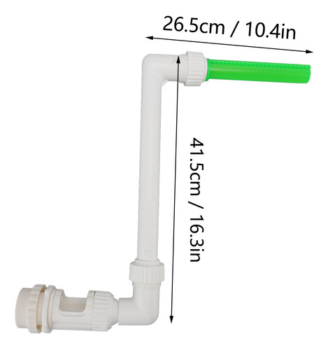 Cascada De Pvc Con Altura De Rociado Ajustable
