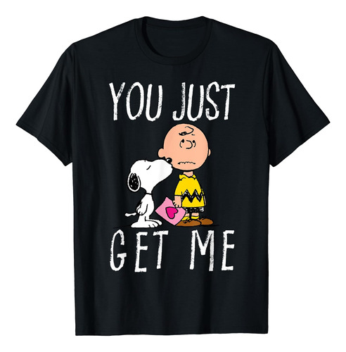 Camiseta Charlie Brown Y Snoopy De Peanuts You Just Get Me