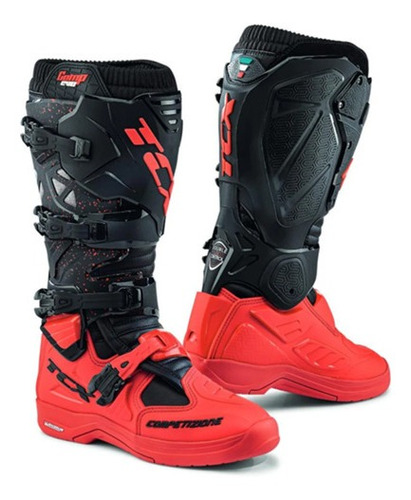 Bota Motocross Tcx Evo 2 Michelin Vermelho Trilha Enduro