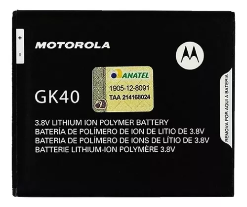 Bateria GK40 Original para Moto G4 Play / G5 / E4