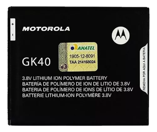 BATERIA MOTOROLA MOTO G4 PLAY GK40 *AAA* 