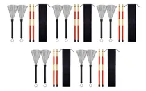 Comprar 5 Pares De Cepillos Para Batería, Cepillos De Alambre Retrác