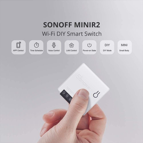 Imagen 4 de 7 de Interruptor Wifi Sonoff Mini R2 Para Llave Externa Ewelink