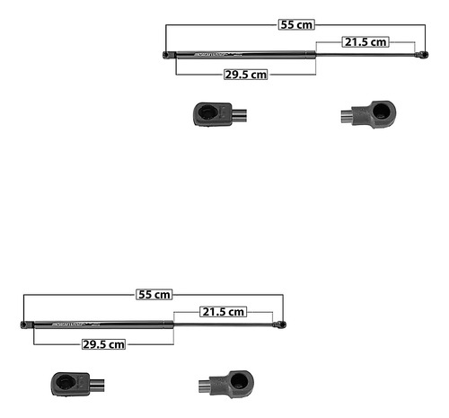 Par Amortiguadores De 5a Puerta Nissan Kicks 18-20 Spart