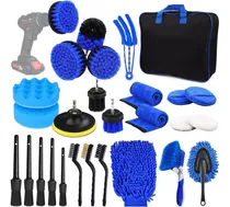 Comprar Kit De Detailing Detallado Limpieza Vehículo Brocha Cepillo