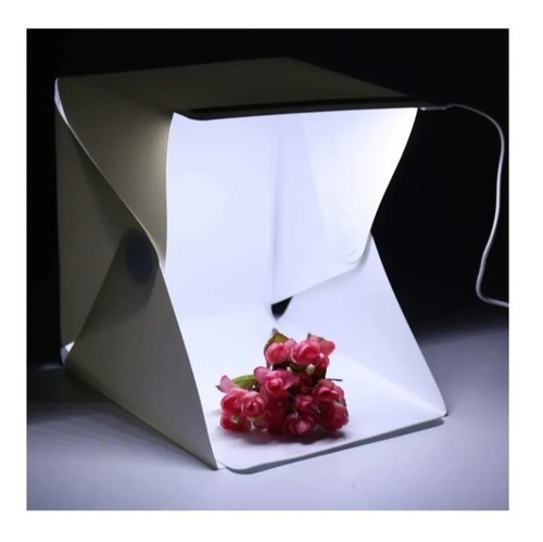 Imagen 2 de 10 de Mini Estudio Caja Luz Fotografía Usb Led 30x30 Estudio