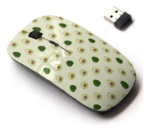 Mouse Inalambrico 2.4 G Bonito Diseño Patron Para Toda Nano