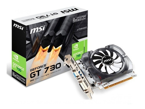 Tarjeta De Video Grafica Nvidia Gt 730 2gb Ddr3 128 Bits Msi